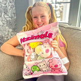 Showcase - Itzimals Kawaii Snack Pillow Assorted Plush Animal Bag