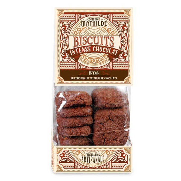 GourmetDis (Gourmet Food Distribution) - Mathilde Butter Biscuits with Dark Chocolate, 5.29oz (150g)