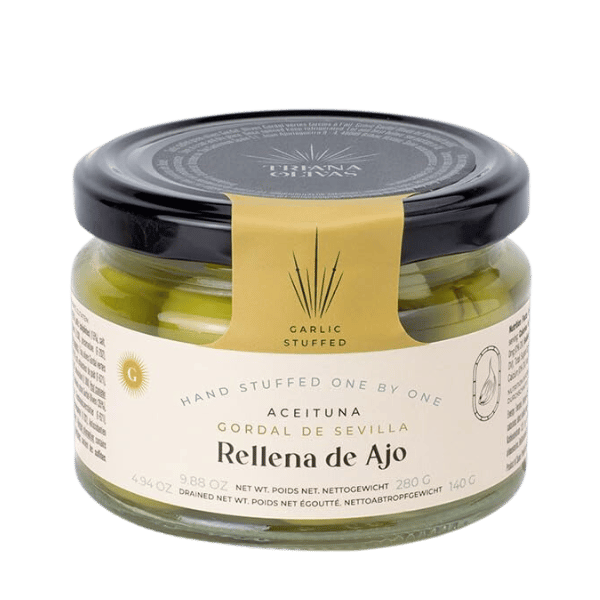 The French Farm - Triana Olivas Garlic stuffed Gordal Olives 9.88oz