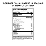 Mercato di Bellina - Gourmet Italian Capers in Sea Salt - Capers Non Pareil: 5.3 oz (150g)