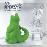Fred & Friends - Dragon's Breath - Microwave Steam Cleaner