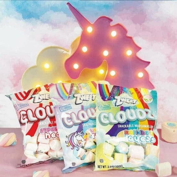 Galil Brands - Cloudz Snackable Marshmallows Rainbow Layers | 3.5