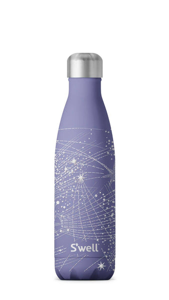 S'well - S'well Stainless Steel Water Bottle,17 oz, Periwinkle Stars