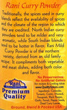 Rani Curry Powder 16 oz