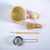 Urban Tokyo - 5 Piece Ceremonial Matcha Bowl Whisk Stand Strainer and Scoop Set (1/24)