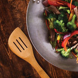 HIC - Harold Import Co. - Helen's Asian Kitchen Carbon Steel Round Bottom Wok Set