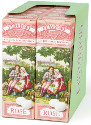 French Feast - Anis de Flavigny Pocket-size box 18g original rose