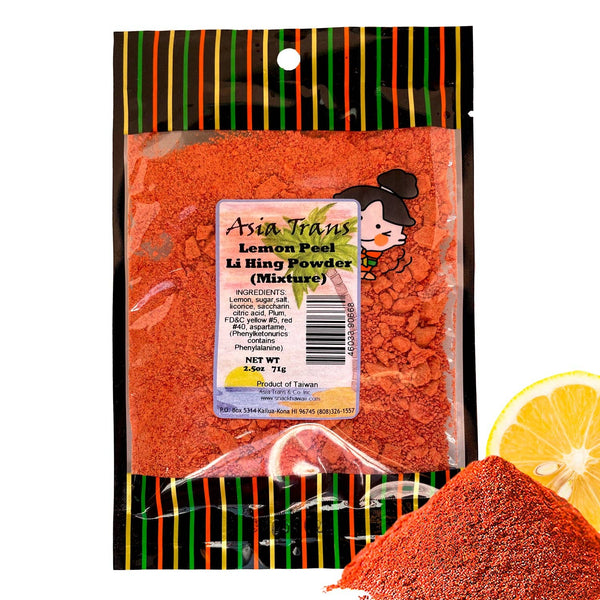 Snack Hawaii - Lemon Peel Li Hing Powder Mixture: 2.5 oz