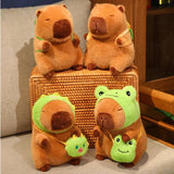 Showcase - Capybara 9" Kawaii Matching Dinosaur Hat & Purse Plush Toy (1pc)