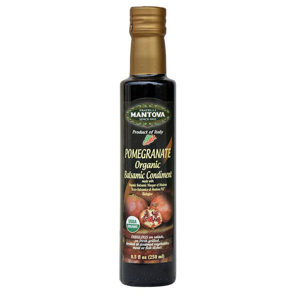Fine Italian Food - Mantova Org. Pomegranate Balsamic Condiment PGI, 8.5 fl. oz.