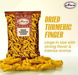 Aiva Products - Dried Turmeric Roots | Fingers | Whole roots: 7 oz Pack of 20