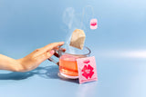 JusTea (No Duties | Ships from CAN/USA) - Hibiscus Glow Tea Bags - Organic, Fair-Trade, Herbal Tea