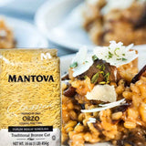 Fine Italian Food - Mantova Bronze Cut Orzo Pasta, 1 lb.