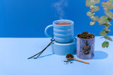 JusTea - Cream Earl Grey Tin & Spoon - Organic, Fair-Trade, Black Tea