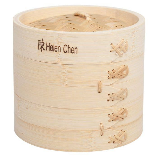 HIC - Harold Import Co. - Helen's Asian Kitchen Bamboo Steamer With Lid, 6in