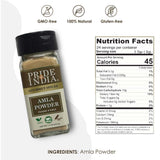 PRIDE INDIA BRANDS - Gourmet Amla Powder: 2.0 oz