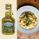 Fine Italian Food - Mantova Grand'Aroma Rosemary Extra Virgin Olive Oil, 8.5 oz.