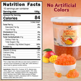 Syruvia - 2 LB Mango Flavored Popping Boba