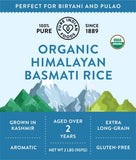 Pure Indian Foods - Himalayan Basmati Rice Aged 2 Years, Certified Organic - 2 l