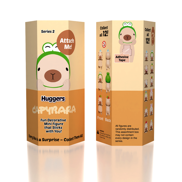 Showcase - Capybara Huggers: The Phone Hugging Animals Collectable Figurine Blind Bag (1pc)