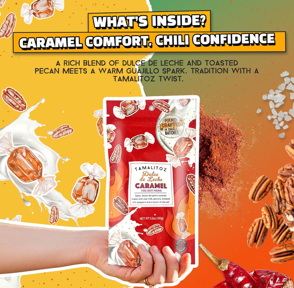 Sugarox Candy Studio LLC - Tamalitoz Dulce De Leche Caramel - Spicy Mama 12ct