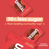 UNREAL - Dark Chocolate Peanut Butter Cups - 6 Bag Case