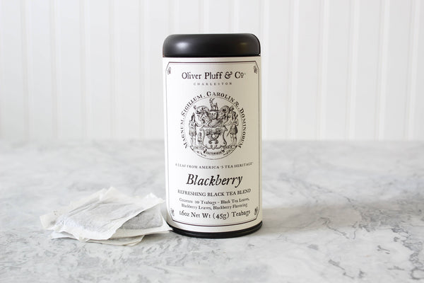 Oliver Pluff & Company - Blackberry - 20 Teabags in Signature Tea Tin