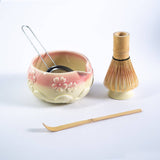 Urban Tokyo - 5 Piece Ceremonial Matcha Bowl Whisk Stand Strainer and Scoop Set (1/24)