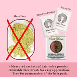 PRIDE INDIA BRANDS - Hair Bloom Natural Burgundy Hair Color 12 sachets (10gm)