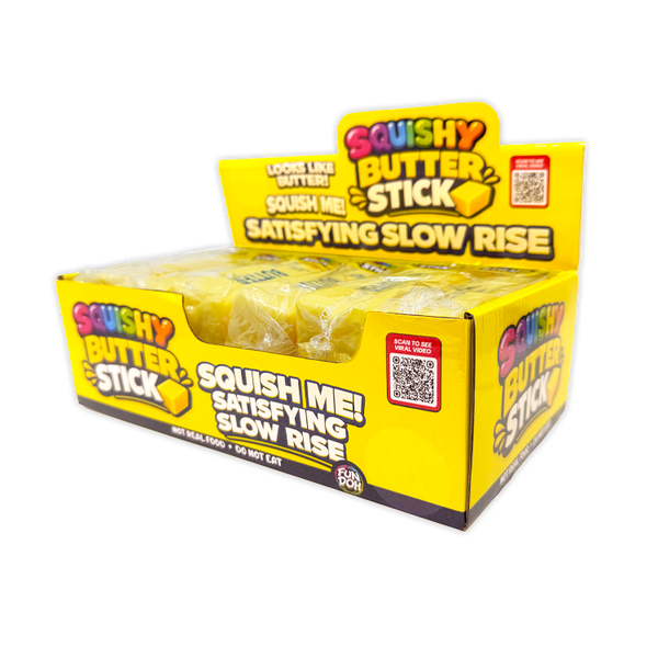 Novelty Brands - Fun Doh 6" Butter Stick Slow Rise Fidget Toy - 12/Display: Wholesale Price
