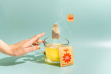 JusTea (No Duties | Ships from CAN/USA) - Sunset Chamomile Tea Bags - Organic, Fair-Trade, Herbal Tea