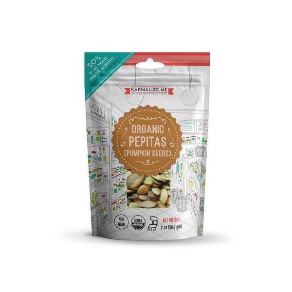 Karmalize.Me - Raw Organic Pepitas - 2oz