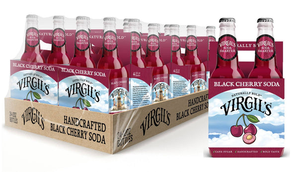 Reed’s, Inc. - VIRGIL'S BLACK CHERRY SODA 24 PACK GLASS