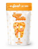 Sour Tooth - Sour Peach Rings — 4oz Chewy Candy, Spanish Import