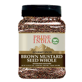 PRIDE INDIA BRANDS - Brown Mustard Seed Whole – Gourmet Indian Spice: 3.0 oz