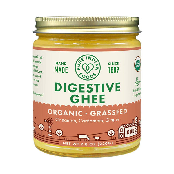 Pure Indian Foods - Digestive Ghee, Grassfed and Certified Organic