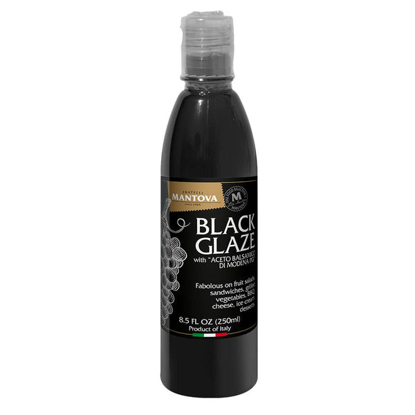 Fine Italian Food - Mantova Black Balsamic Glaze, 8.5 fl. oz.