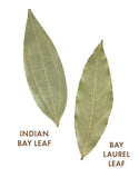 Pure Indian Foods - Indian Bay Leaf (Cassia/Tejapatta), Certified Organic: 0.25 oz Glass Bottle