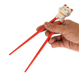 Urban Tokyo - Lucky Cat Training Chopsticks for kids and adults