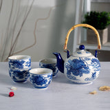 Urban Tokyo - Oriental Ryu Dragon Tea Set 30 oz Tea Pot with 4 Cups (1/8)