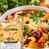 Fine Italian Food - Mantova Bronze Cut Rigatoni Pasta, 1 lb.