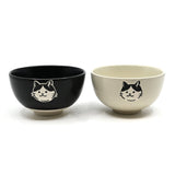 Urban Tokyo - Cat Design 4.5"Dia Porcelain Rice Bowl White (6/48)
