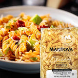 Fine Italian Food - Mantova Bronze Cut Fusilli Pasta, 1 lb.