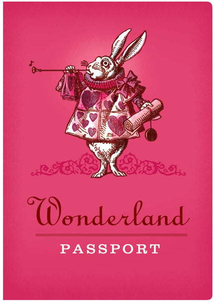 Unemployed Philosophers Guild - Wonderland Passport Notebook