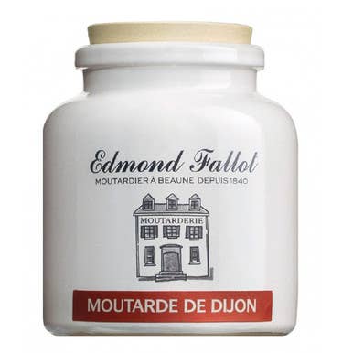 The French Farm - Edmond Fallot Traditional Dijon Mustard in a Stone Jar 9oz