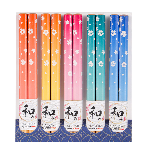Urban Tokyo - 5 Piece Chopsticks Set Cherry Blossoms Sakura (20/200)