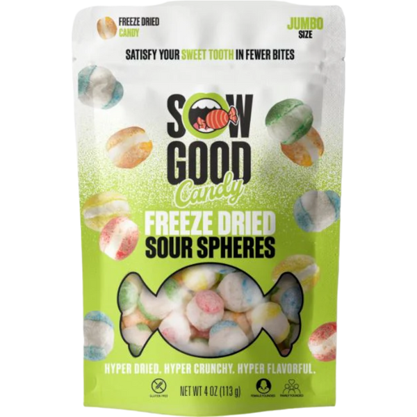 Cow Crack Wholesale - Sow Good Freeze Dried Sour Spheres 4 oz