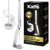 Kaffe - Kaffe Handheld Milk Frother with Stand: Stainless Steel