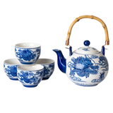 Urban Tokyo - Oriental Ryu Dragon Tea Set 30 oz Tea Pot with 4 Cups (1/8)