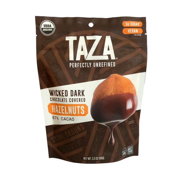 Taza Chocolate - Wicked Dark Chocolate Covered Hazelnuts